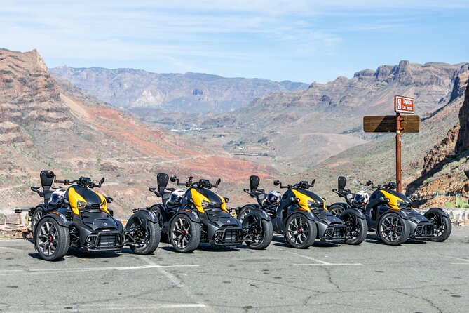 3 Wheel Motorcycle like Quad/Buggy Tour Gran Canaria (Maspalomas) - Entering the ride: automatic trike confidence in 10 minutes