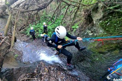 Canyoning in Gran Canaria: The Hidden Waterfalls and Magic Pools - First Stop: Slides, Rock Pools, and Jungle-Feeling Wading