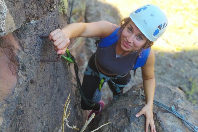 Climbing + Zipline + Via Ferrata + Cave. Adventure route in Gran Canaria - Guides, support, and why the group size matters more than you think