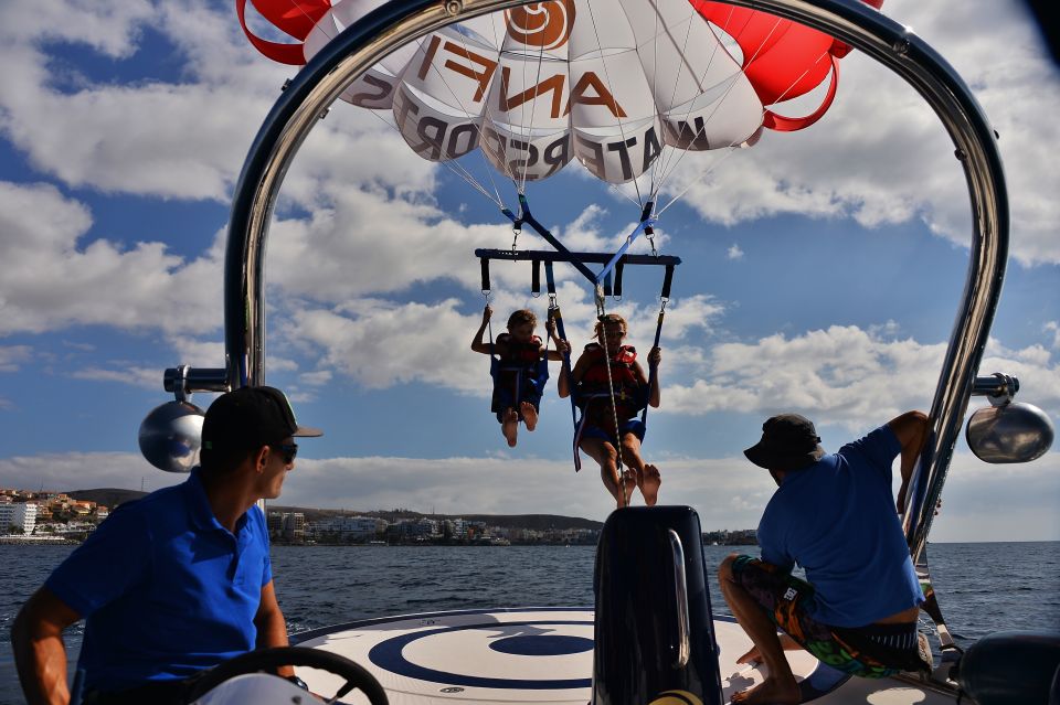 Gran Canaria: 1 to 3 Person Parasail over Anfi Beach - The 10-minute flight: lift-off, open canopy, and coastline views