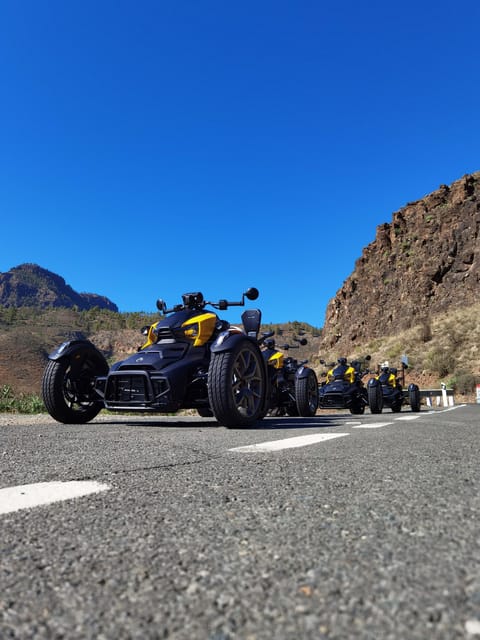 Gran Canaria: Can-Am Ryker 3-Wheel Motorcycle / Buggy / Quad - The Mountain Route at 9:00: Maspalomas to Fataga and Back