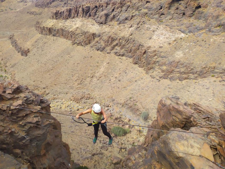 Gran Canaria: Cliff Climbing Via Ferrata Trip by Maspalomas - Key highlights at a glance