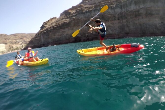 Kayak & Snorkeling Tour in Caves in Mogan - Private kayaking that feels safe (even if it’s your first time)