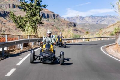 Maspalomas: Ryker Moto Tour to Fataga (Mountain buggy) - License rules and the one-bike-per-couple detail