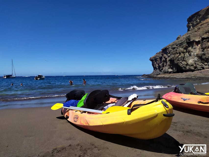 Mogán: Guided Kayak to Caves and Snorkeling Tour - How the 4 hours flow: the real pacing of paddling, caves, and swim time