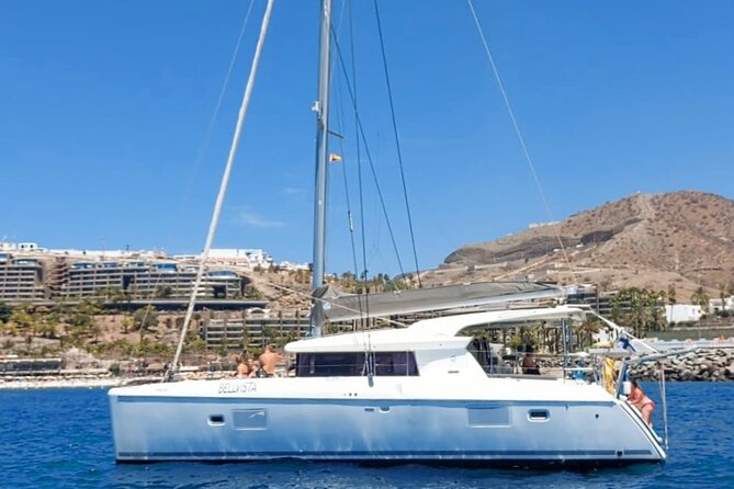 Private 4 hour Catamaran cruise in south coast of Gran Canaria - The 4-hour game plan: tapas lunch, drinks, and real water time