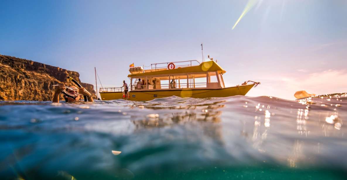 Puerto de Mogan: Boat and Snorkeling Trip - El Perchel snorkelling cove: 1.5 hours that’s long enough to actually see fish