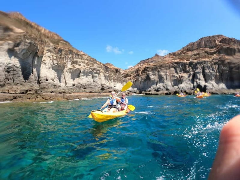 Puerto Mogán: Guided Adventure Kayak Tour in Caves & Snorkel - Optional Cliff Jumps: The Adrenaline Moment People Talk About