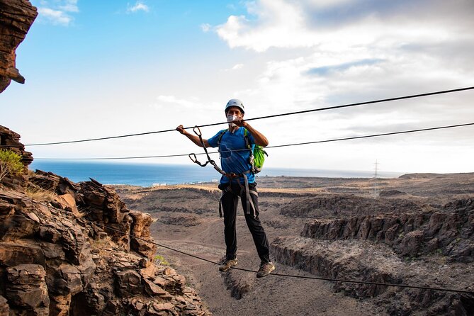 Via Ferrata in Gran Canaria. Vertical adventure park. Small groups - Views by the Ocean, Plus a Canarian Lesson Along the Way