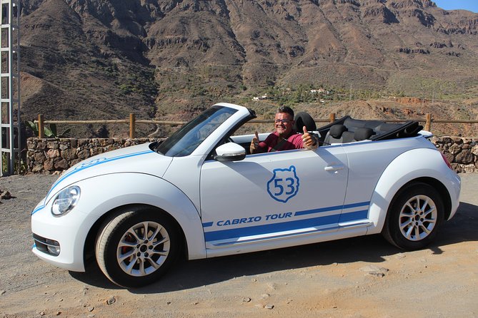 Vw Beetle Convertible Island tour Discover the island on a different way - How long it really takes: 6 hours on paper, more in real life